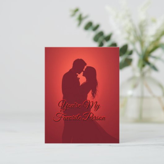 Personalized Valentine Gift for Wife or Husband シーズンカード (スタンド正面)