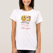 Personalized Valentine Gift Funny Food Women  Tシャツ (正面)