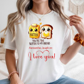 Personalized Valentine Gift Funny Food Women  Tシャツ