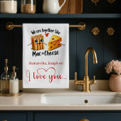 Personalized Valentine Kitchen Towel Food Puns キッチンタオル