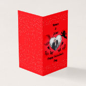 Personalized Valentine Love Photo Card (外部)