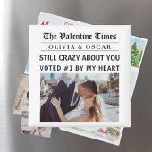 Personalized Valentine Newspaper  マグネット