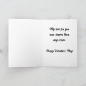 Personalized Valentine Oyster  シーズンカード (内部)