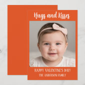 Personalized Valentine Photo Card シーズンカード (正面/裏面)