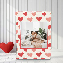 Personalized Valentine Photo Heart Acrylic Block フォトブロック