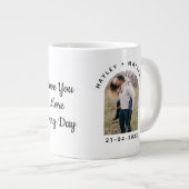 Personalized Valentine Photo Mug ジャンボコーヒーマグカップ (正面右)