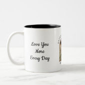 Personalized Valentine Photo Mug for Couples ツートーンマグカップ (左)