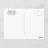 Personalized Valentine Photo Postcard ポストカード (裏面)