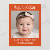 Personalized Valentine Photo Postcard ポストカード (正面)
