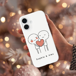 Personalized Valentine’s Couple Matching  iPhone 16ケース