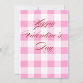 Personalized Valentine’s Day Card with Photo pink シーズンカード (正面)