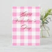 Personalized Valentine’s Day Card with Photo pink シーズンカード (スタンド正面)