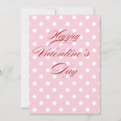 Personalized Valentine’s Day Card with Photo pink シーズンカード (正面)