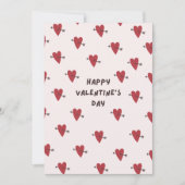 Personalized Valentine’s Day Card with Photo pink シーズンカード (正面)