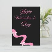 Personalized Valentine’s Day Card with Photo pink シーズンカード (スタンド正面)