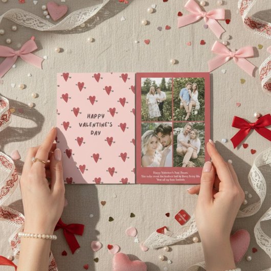 Personalized Valentine’s Day Card with Photo | Rom シーズンカード