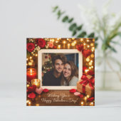 Personalized Valentine’s Day Card your Photo シーズンカード (スタンド正面)