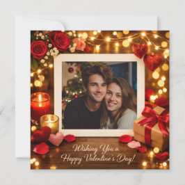 Personalized Valentine’s Day Card your Photo シーズンカード