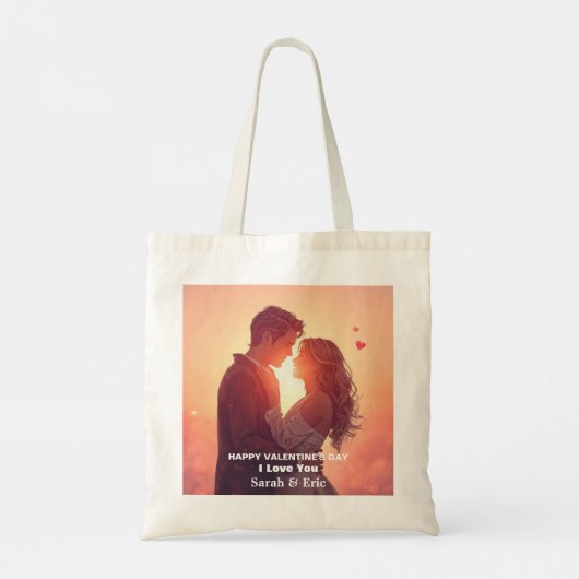 Personalized Valentine’s Day Gift トートバッグ (裏面)