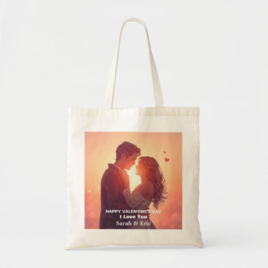 Personalized Valentine’s Day Gift トートバッグ (正面)
