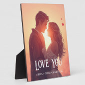 Personalized Valentine’s Day Gift フォトプラーク (側面)