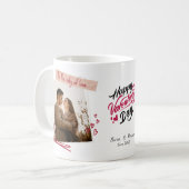 Personalized Valentine’s Day Mug | Custom Photo コーヒーマグカップ (正面左)