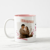 Personalized Valentine’s Day Mug | Custom Photo ツートーンマグカップ (左)