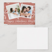 Personalized Valentine’s Day Photo Card | Custom C ノートカード (正面/裏面)