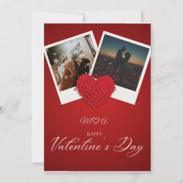 Personalized Valentine’s Day Photo Card | Custom L 招待状