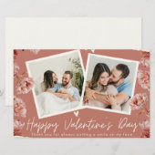 Personalized Valentine’s Day Photo Card | Romantic 便箋 (正面/裏面)