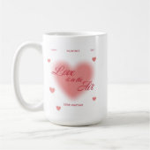 Personalized Valentine’s Day Romantic Couple Mug  コーヒーマグカップ (左)