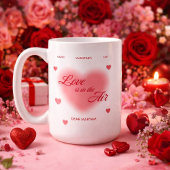Personalized Valentine’s Day Romantic Couple Mug  コーヒーマグカップ
