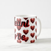 Personalized Valentine's Day Coffee Mug コーヒーマグカップ (正面右)