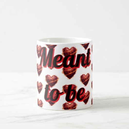 Personalized Valentine's Day Coffee Mug コーヒーマグカップ (中央)