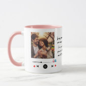 Personalized Valentine's Day Coffee Mug マグカップ (左)