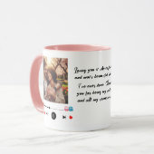 Personalized Valentine's Day Coffee Mug マグカップ (正面左)