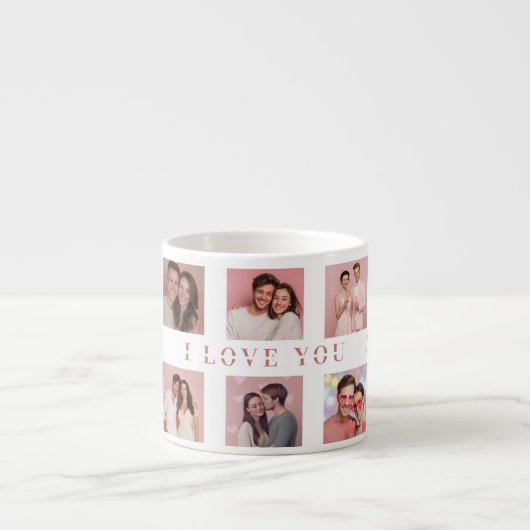 Personalized Valentine's Day Espresso Mug Photos エスプレッソカップ (正面)