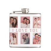 Personalized Valentine's Day Flask | Custom Photos フラスク (正面)