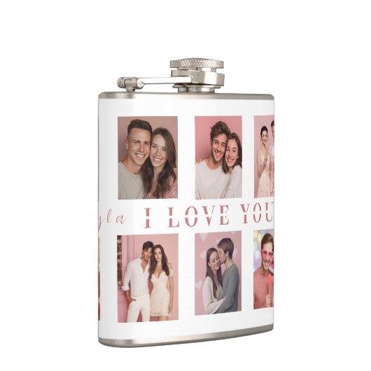 Personalized Valentine's Day Flask | Custom Photos フラスク (右)