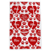 Personalized Valentine's Day Gift Bag  ミディアムペーパーバッグ (正面)