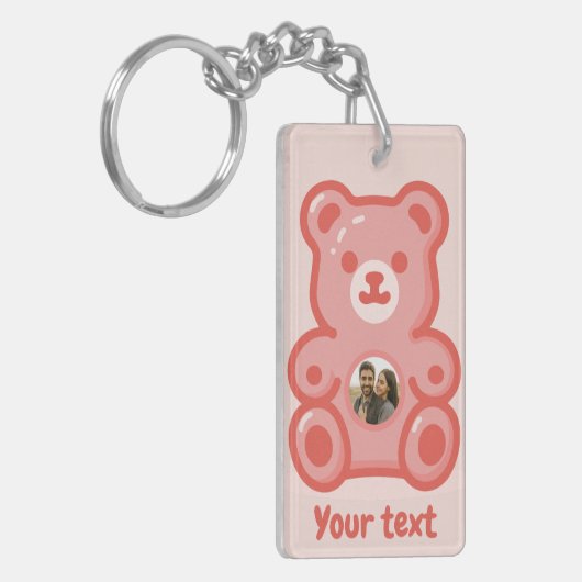 Personalized Valentine's Day Gift, Couple gift キーホルダー (正面左)