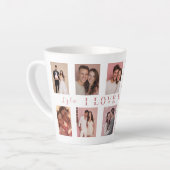 Personalized Valentine's Day Latte Mug Photos カフェラテマグ (左アングル)