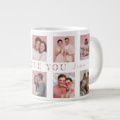 Personalized Valentine's Day Mug | Custom Photos ジャンボコーヒーマグカップ (正面右)
