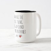 Personalized Valentines Day Mug Funny Gift For Him ツートーンマグカップ (正面右)