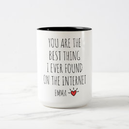 Personalized Valentines Day Mug Funny Gift For Him ツートーンマグカップ