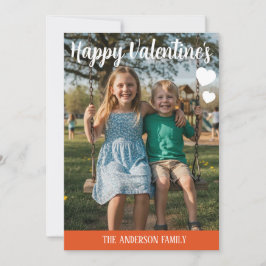 Personalized Valentines Day Photo シーズンカード