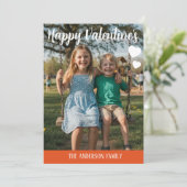 Personalized Valentines Day Photo  シーズンカード (スタンド正面)