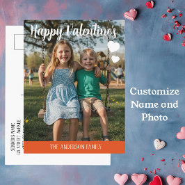 Personalized Valentines Day Photo ポストカード