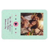 Personalized Valentine's Day Photo Magnet  マグネット (横)