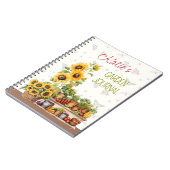 Personalized Vegetable Garden Journal ノートブック (左側)